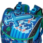 Obrazek Teczka szkolna Bagmaster PRIM 22 D - cube world blue 20 l