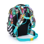 Obrazek Plecak szkolny Bagmaster VEGA 22 A - miś wielokolorowy 22 l