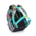 Obrazek Plecak szkolny Bagmaster VEGA 22 A - miś wielokolorowy 22 l