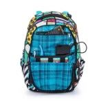 Obrazek Plecak szkolny Bagmaster VEGA 22 A - miś wielokolorowy 22 l