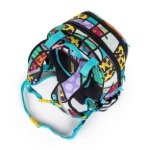 Obrazek Plecak szkolny Bagmaster VEGA 22 A - miś wielokolorowy 22 l