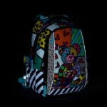 Obrazek Plecak szkolny Bagmaster VEGA 22 A - miś wielokolorowy 22 l