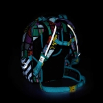 Obrazek Plecak szkolny Bagmaster VEGA 22 A - miś wielokolorowy 22 l