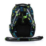 Obrazek Plecak szkolny Bagmaster VEGA 22 B - dinozaury niebieski 22 l