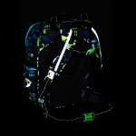 Obrazek Plecak szkolny Bagmaster VEGA 22 B - dinozaury niebieski 22 l