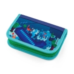 Obrazek Piórnik szkolny Bagmaster PRIM 22 D - cube world blue