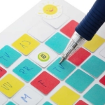 Obrazek Piórnik szkolny Bagmaster PRIM 22 D - cube world blue