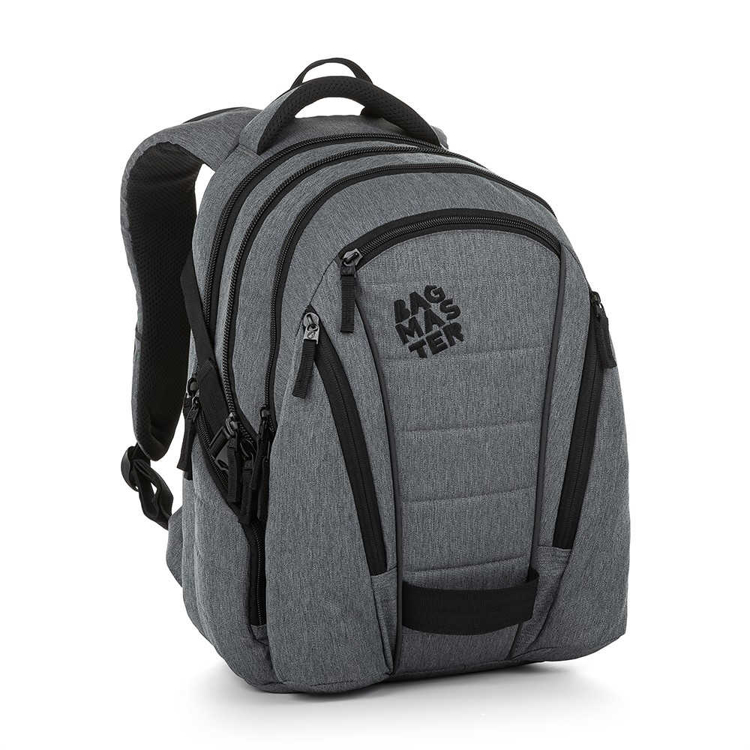 Obrazek Bagmaster BAG 23 B plecak studencki - szary szary 30 l