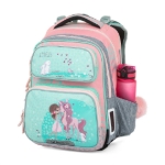 Obrazek Plecak szkolny Bagmaster DOPI 23 B - Jednorożec i króliki różowy 22 l