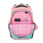 Obrazek Plecak szkolny Bagmaster DOPI 23 B - Jednorożec i króliki różowy 22 l