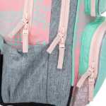 Obrazek Plecak szkolny Bagmaster DOPI 23 B - Jednorożec i króliki różowy 22 l