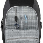 Obrazek Bagmaster FLICK 23 A plecak studencki - czarno-biały czarny 34 l