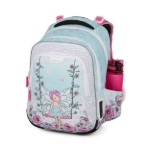 Obrazek Plecak szkolny Bagmaster LUMI 23 B - flower fairy blue 23 l