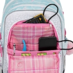 Obrazek Plecak szkolny Bagmaster LUMI 23 B - flower fairy blue 23 l