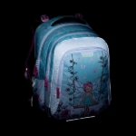 Obrazek Plecak szkolny Bagmaster LUMI 23 B - flower fairy blue 23 l