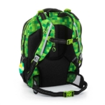 Obrazek Plecak szkolny Bagmaster PORTO 23 B - kostki zielone 29 l