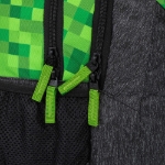 Obrazek Plecak szkolny Bagmaster PORTO 23 B - kostki zielone 29 l