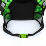 Obrazek Plecak szkolny Bagmaster PORTO 23 B - kostki zielone 29 l