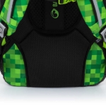 Obrazek Plecak szkolny Bagmaster PORTO 23 B - kostki zielone 29 l