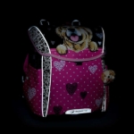 Obrazek Teczka szkolna Bagmaster PRIM 23 A - psi róż 20 l