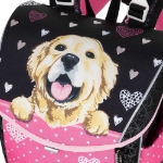 Obrazek Teczka szkolna Bagmaster PRIM 23 A - psi róż 20 l