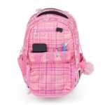 Obrazek Plecak szkolny Bagmaster VEGA 23 A - motyle różowy 22 l