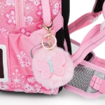 Obrazek Plecak szkolny Bagmaster VEGA 23 A - motyle różowy 22 l