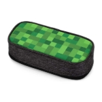 Obrazek Piórnik szkolny Bagmaster PORTO 23 B - kostki zielony