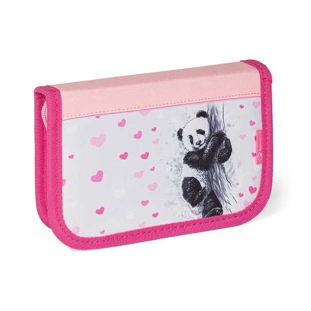 Obrazek Piórnik szkolny Bagmaster PRIM 23 B - panda różowy