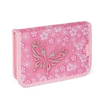 Obrazek Piórnik szkolny Bagmaster VEGA 23 A - motyle różowy