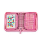 Obrazek Piórnik szkolny Bagmaster VEGA 23 A - motyle różowy