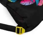 Obrazek Bagmaster BETA 23 Worek szkolny na kapcie / worek gimnastyczny - papuga niebieska 1,5 l