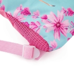 Obrazek Bagmaster Torba LUMI 23 Worek szkolny na kapcie / worek gimnastyczny - jeleń i jelonek różowy 1,5 l