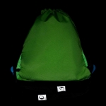 Obrazek Worek szkolny na kapcie / worek gimnastyczny Bagmaster PRIM 23 D - football green 1,5 l