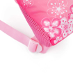 Obrazek Bagmaster Torba VEGA 23 Worek szkolny na kapcie / worek gimnastyczny - motyle różowy 1,5 l