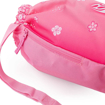 Obrazek Bagmaster Torba VEGA 23 Worek szkolny na kapcie / worek gimnastyczny - motyle różowy 1,5 l