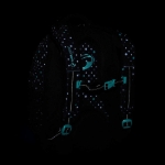 Obrazek Bagmaster SET SUPERNOVA 23 A zestaw studencki - czarny turkusowy czarny 34 l