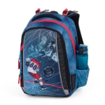 Obrazek Plecak szkolny Bagmaster VEGA 24 A - hokejowy niebieski 22 l