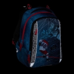 Obrazek Bagmaster VEGA 24 Mały zestaw szkolny dla pierwszoklasistów - hokej niebieski 22 l