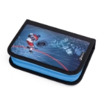 Obrazek Bagmaster VEGA 24 Mały zestaw szkolny dla pierwszoklasistów - hokej niebieski 22 l