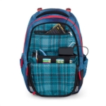 Obrazek Bagmaster VEGA 24 Duży zestaw szkolny dla pierwszoklasistów - hokej niebieski 22 l