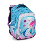 Obrazek Plecak szkolny Bagmaster LUMI 24 A - niebieski syrenka 23 l