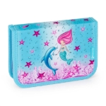 Obrazek Piórnik szkolny Bagmaster LUMI 24 A - niebieski syrenka