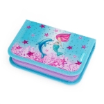 Obrazek Piórnik szkolny Bagmaster LUMI 24 A - niebieski syrenka