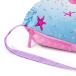 Obrazek Bagmaster Torba LUMI 24 Worek szkolny na kapcie / worek gimnastyczny - niebieski syrenka 1,5 l