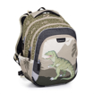 Obrazek Bagmaster LUMI 24 C školní batoh – dinosaurus zelená 23 l
