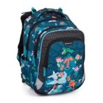 Obrazek Plecak szkolny Bagmaster LUMI 24 E - cube world blue 23 l
