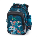 Obrazek Plecak szkolny Bagmaster LUMI 24 E - cube world blue 23 l