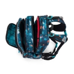 Obrazek Plecak szkolny Bagmaster LUMI 24 E - cube world blue 23 l