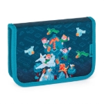 Obrazek Bagmaster LUMI 24 E duży zestaw szkolny dla pierwszoklasistów - cube empire blue 23 l